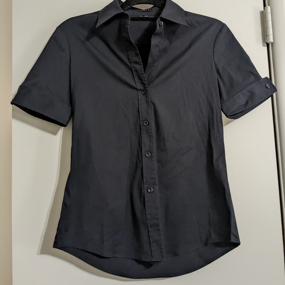 Black Theory Button Down Y2K